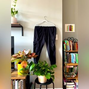 Athleta Black Joggers, cargo style